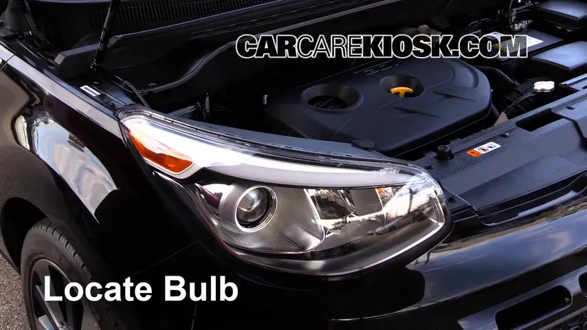 2014 Kia Soul ! 2.0L 4 Cyl. Lights Headlight (replace bulb)